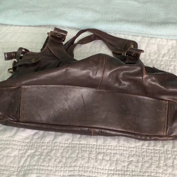 Brown leather Aldo handbag - Picture 3 of 4